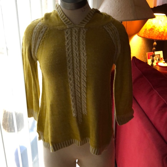 Anthropologie Sweaters - Anthropologie hooded sweater
